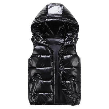 Buy Center Men's Sleeveless Jacket - Warm Hooded Padded Vest - Buy Center UK