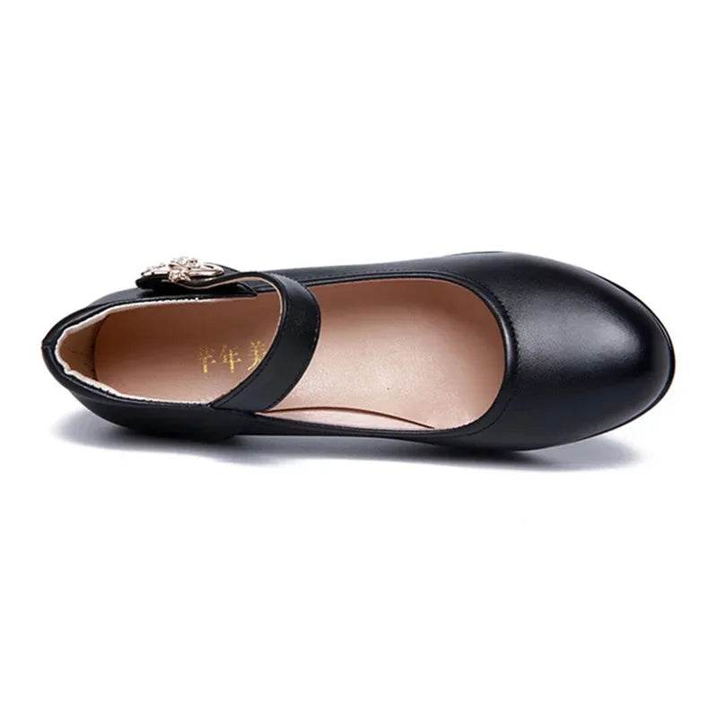 YanCloud 5cm Platform Mary Jane Pumps - Elegant Wedding Shoes for Women - Buy Center UK