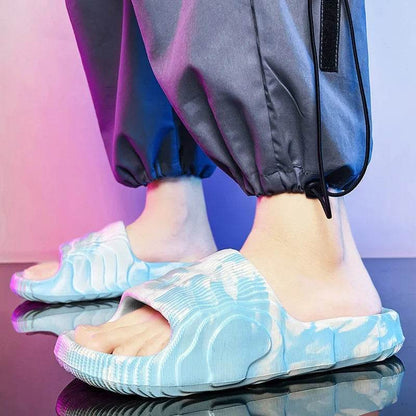 Buy Center Fashion Clogs - Comfortable Orange Summer Slippers for Men - Buy Center UK
