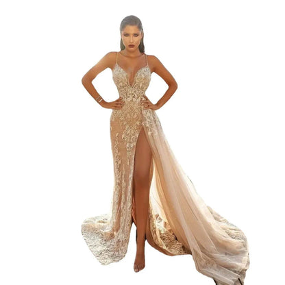 2024 Summer Women's Sleeveless Long Dress - Fashionable Mesh Design - Buy Center UK