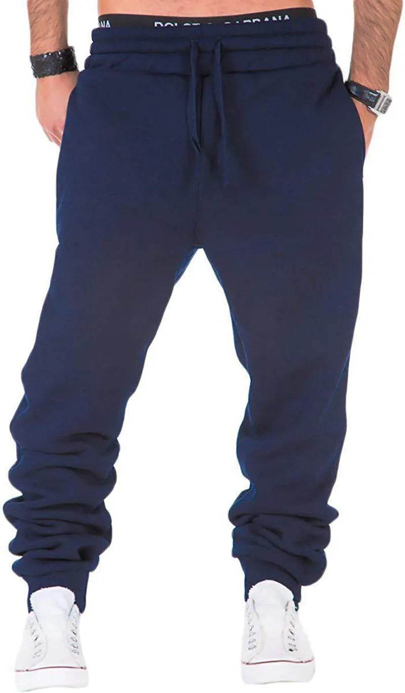 Buy Center Men's & Women's Casual Sports Pants - Elastic Belt, Loose Fit - Buy Center UK