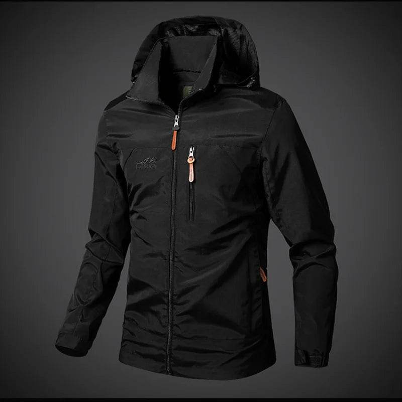 Buy Center Men's Waterproof Hooded Windbreaker for Hiking & Outdoor - Buy Center UK