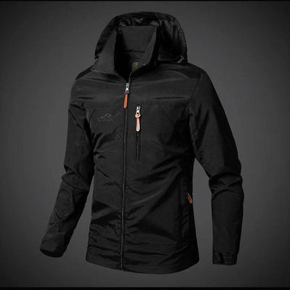 Buy Center Men's Waterproof Hooded Windbreaker for Hiking & Outdoor - Buy Center UK