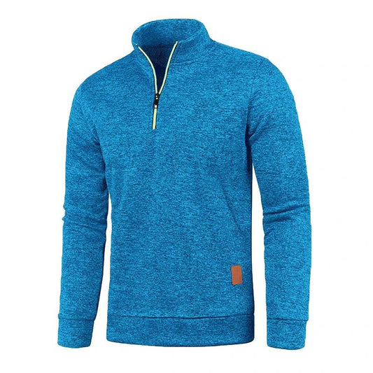 Buy Center Men's Half Zipper Pullover - Stylish Turtleneck Sweatshirt - Buy Center UK