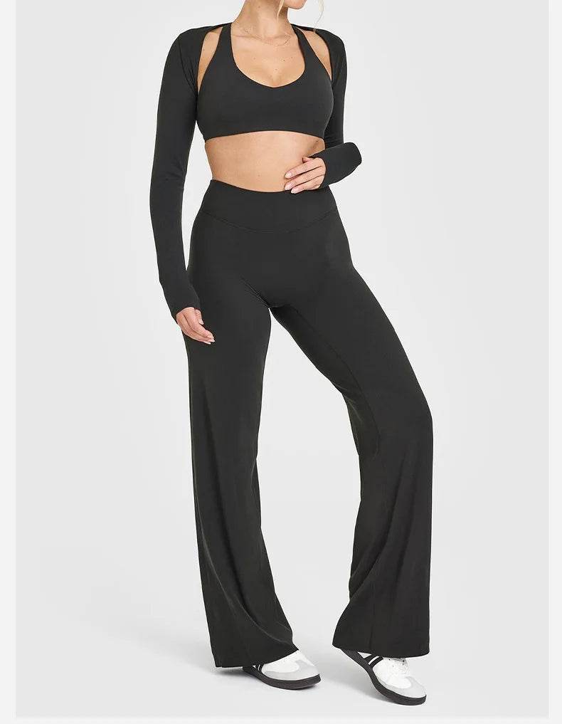 Buy Center Women's High Waist Fitness Trousers - Breathable Yoga Pants - Buy Center UK