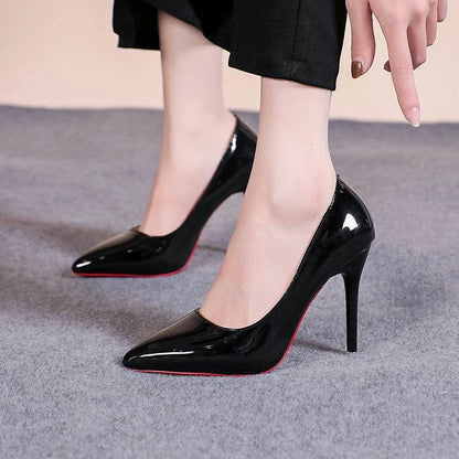 Buy Center Red Sole High Heel Pumps - Classic Pointed Toe Design - Buy Center UK