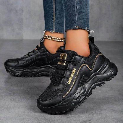 Buy Center Women's Breathable Sneakers - Casual Walking Flats for Spring - Buy Center UK