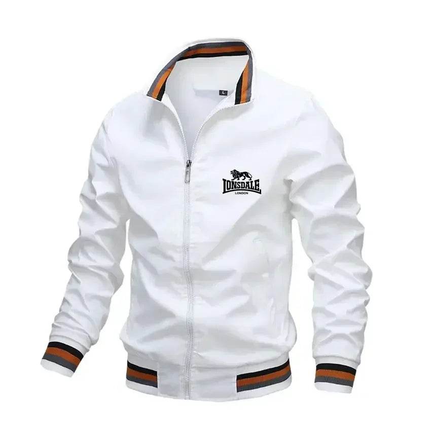 LONSDALE Men's Aviator Jacket - Stand Collar, Casual Slim Fit - Buy Center UK