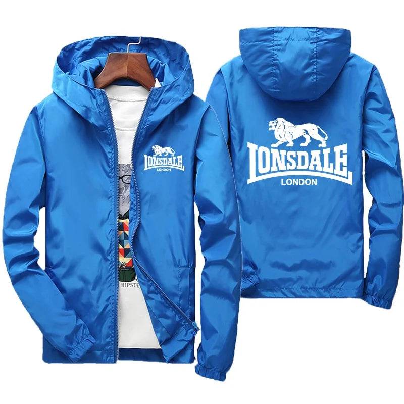 Buy Center Men's Lion Logo Windproof Jacket - Stylish Cycling Suit - Buy Center UK