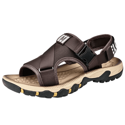 Buy Center Men's Leather Sandals - Casual Lightweight Summer Footwear - Buy Center UK