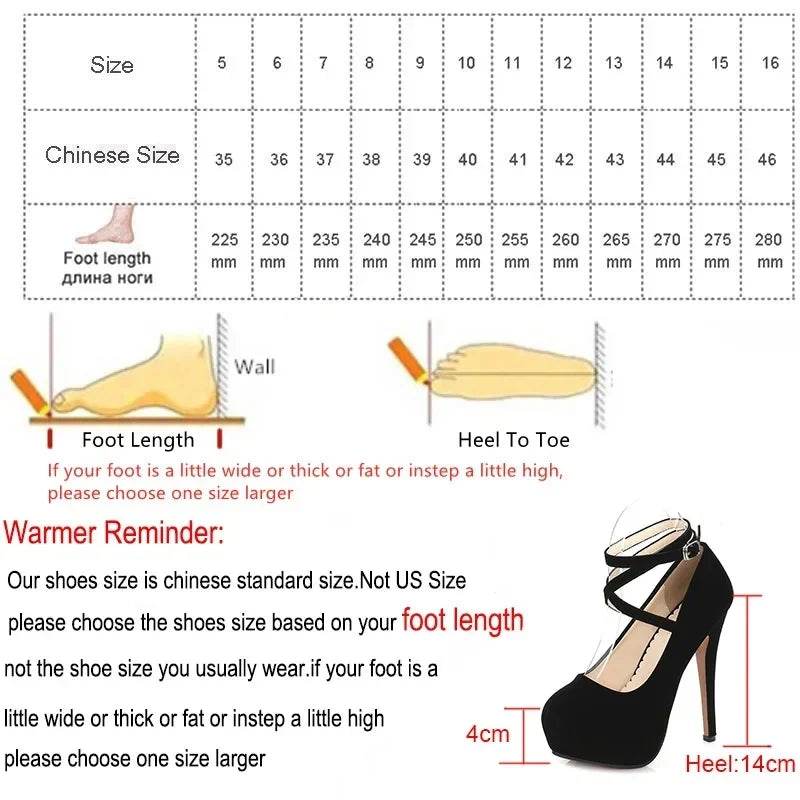 Giyu Women’s High Heel Pumps - 14cm Thin Straps, Fashion Flock - Buy Center UK