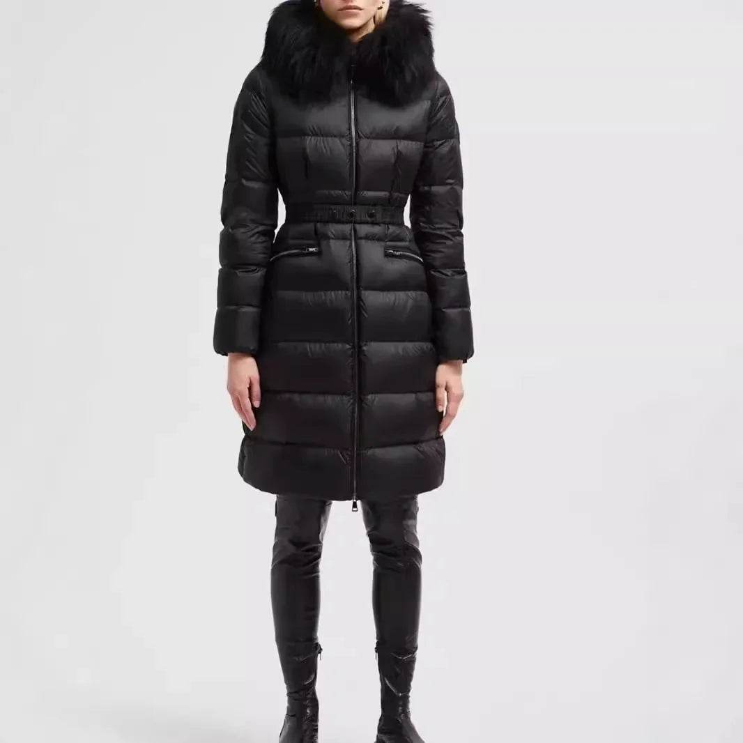 Buy Center Women's Down Jacket - Luxurious Fur Collar for Winter - Buy Center UK