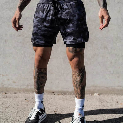 Buy Center 2 in 1 Running Shorts for Men - Breathable, Quick-Dry Design - Buy Center UK