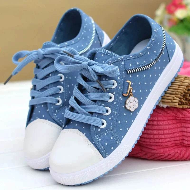 Buy Center Summer Girls Casual Shoes - Breathable Canvas Sneakers - Buy Center UK