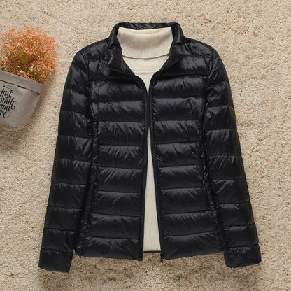 Buy Center Women's Down Jacket - Lightweight Hooded Parka for Winter - Buy Center UK