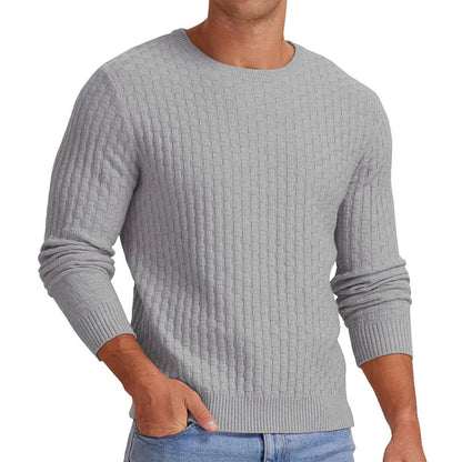 Buy Center White Menswear Turtleneck Pullover - Thickened Knit Sweater - Buy Center UK