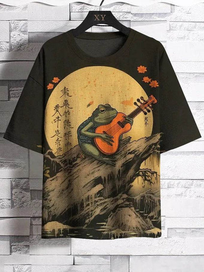 Buy Center Men's Ukiyo-E 3D Printed T-Shirts - Summer Casual Tees - Buy Center UK