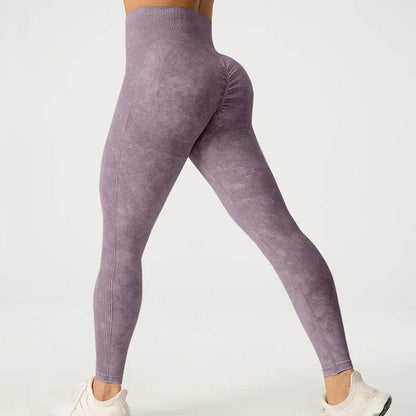 Buy Center High Waisted Frosted Yoga Pants - Quick Dry, Tight Fit - Buy Center UK