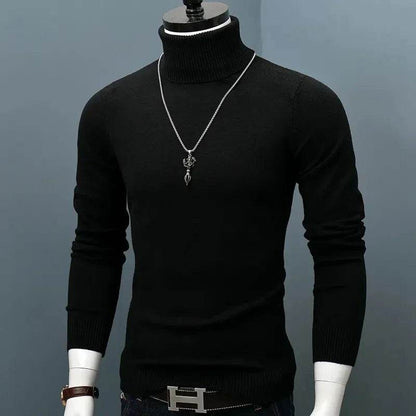 Buy Center Men's Winter Thick Warm Turtleneck Sweater - Slim Fit - Buy Center UK