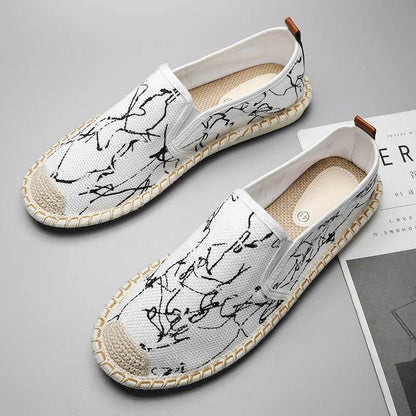 Buy Center Ethnic Style Men's Slip-On Flats - Comfortable Summer Sneakers - Buy Center UK