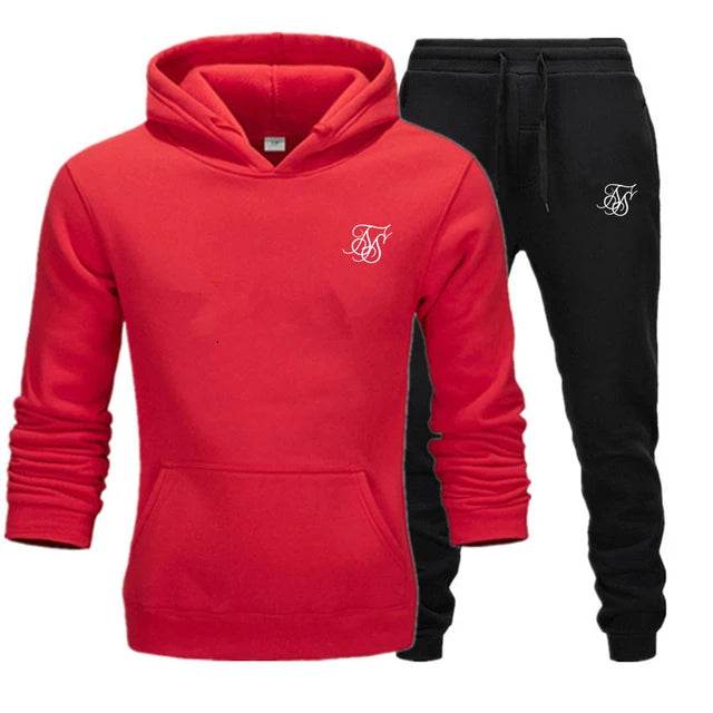 Sik Silk Men’s Tracksuit - Stylish Sweatshirt & Sweatpants Set - Buy Center UK
