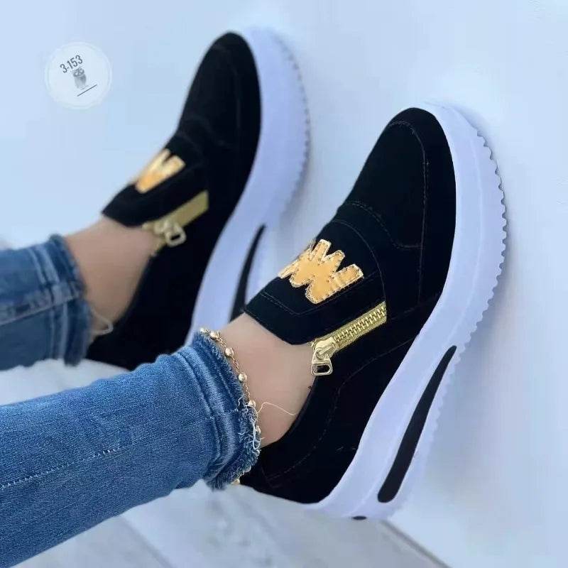 Buy Center 2024 Women Flats - Elegant Lightweight Platform Sneakers - Buy Center UK