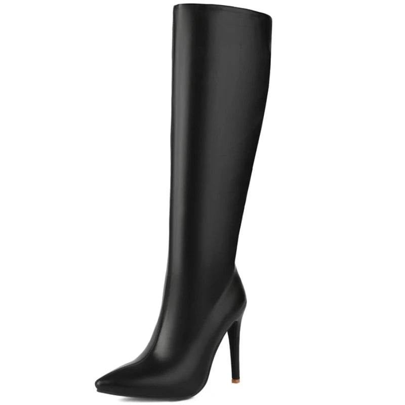 Buy Center Women's Knee High Boots - Point Toe Heeled Size 45 - Buy Center UK