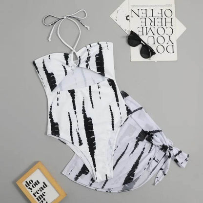 Buy Center Women’s Tie Dye Bikini Set - High-Waisted Swimwear - Buy Center UK