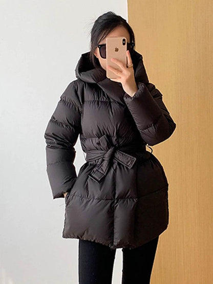 2024 Women's Ultra Light Down Jacket - Stylish Hooded Puffer Coat - Buy Center UK