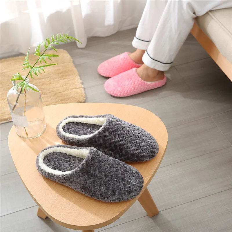 Buy Center Women’s Winter Fur Slippers - Cozy Cartoon Cat Design - Buy Center UK