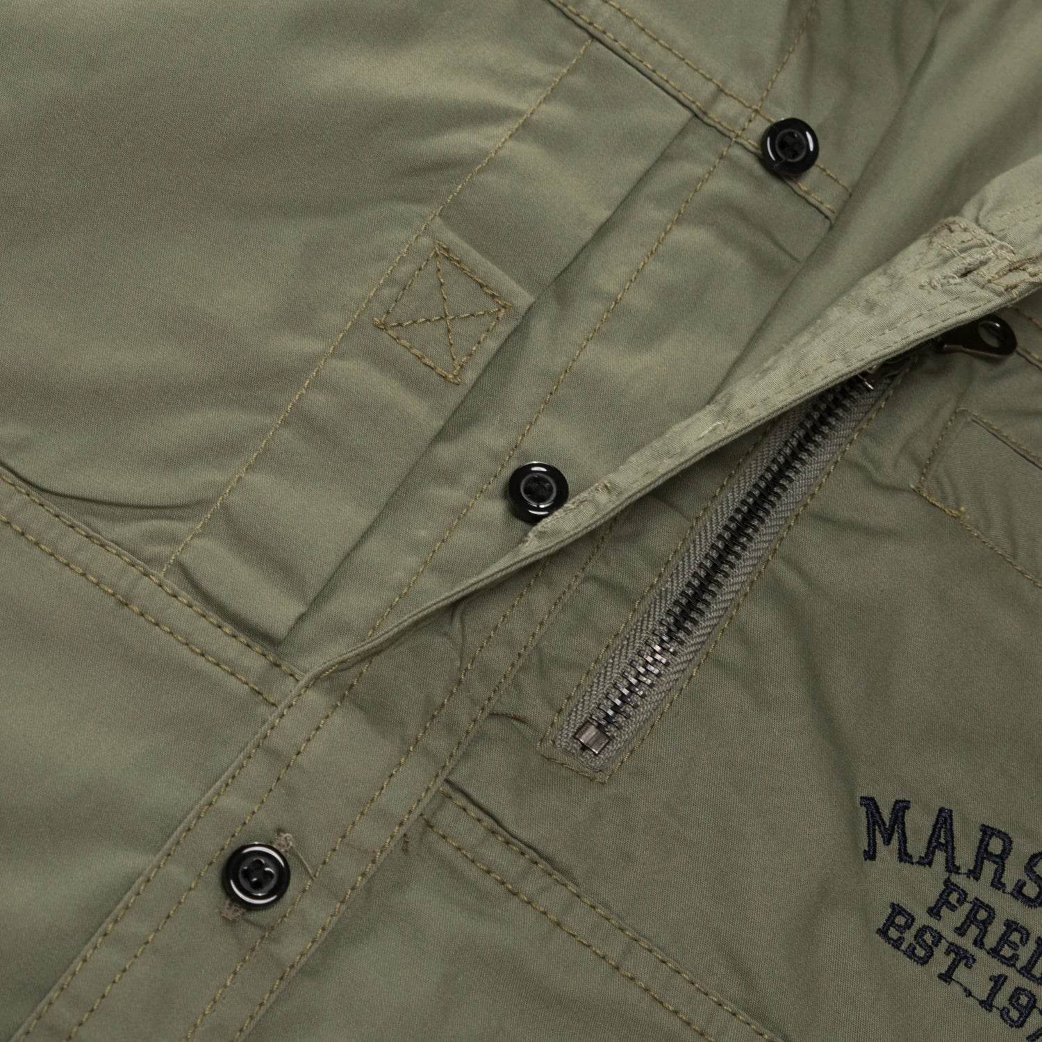 Buy Center Men's 100% Cotton Multi-Pocket Safari Shirt - Long Sleeve - Buy Center UK