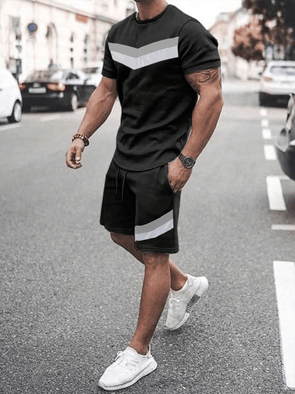 Buy Center 2025 Men's Casual Summer Suit - Textured Two-Piece Set - Buy Center UK