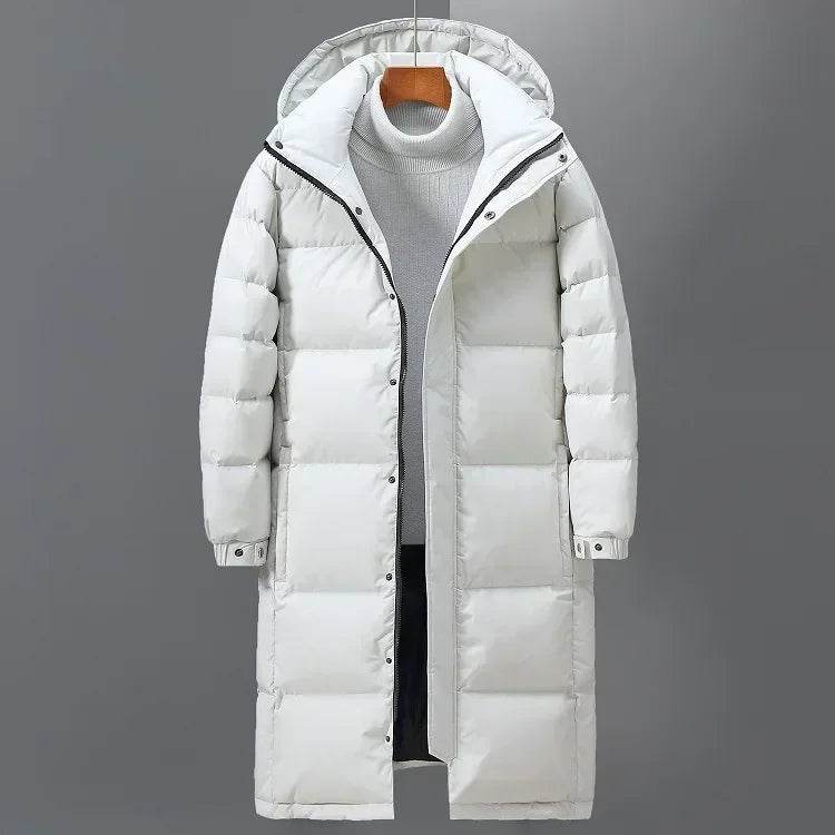 Buy Center Men’s Long Puffer Jacket - Windproof & Warm Winter Coat - Buy Center UK