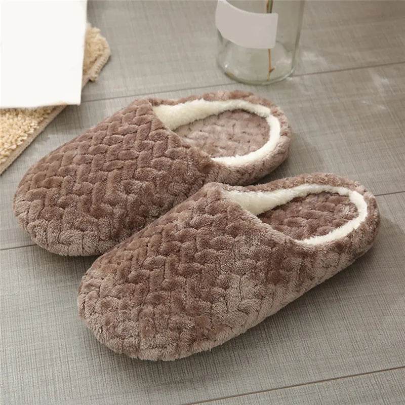 Buy Center Women’s Winter Fur Slippers - Cozy Cartoon Cat Design - Buy Center UK