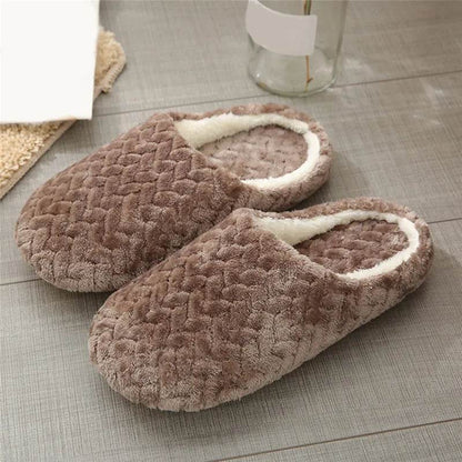 Buy Center Women’s Winter Fur Slippers - Cozy Cartoon Cat Design - Buy Center UK