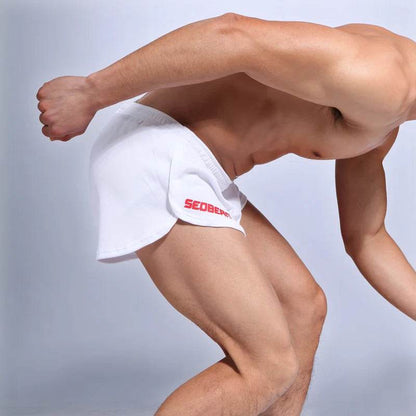 SEOBEAN Men's Sports Running Shorts - Comfortable Loose Fit, Durable Design - Buy Center UK
