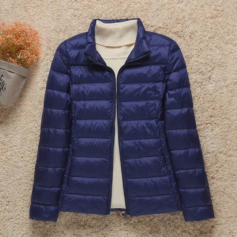 Buy Center Women's Down Jacket - Lightweight Hooded Parka for Winter - Buy Center UK