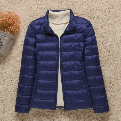 Buy Center Women's Down Jacket - Lightweight Hooded Parka for Winter - Buy Center UK