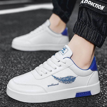 Buy Center Men's Small White Canvas Shoes - Breathable Casual Style - Buy Center UK