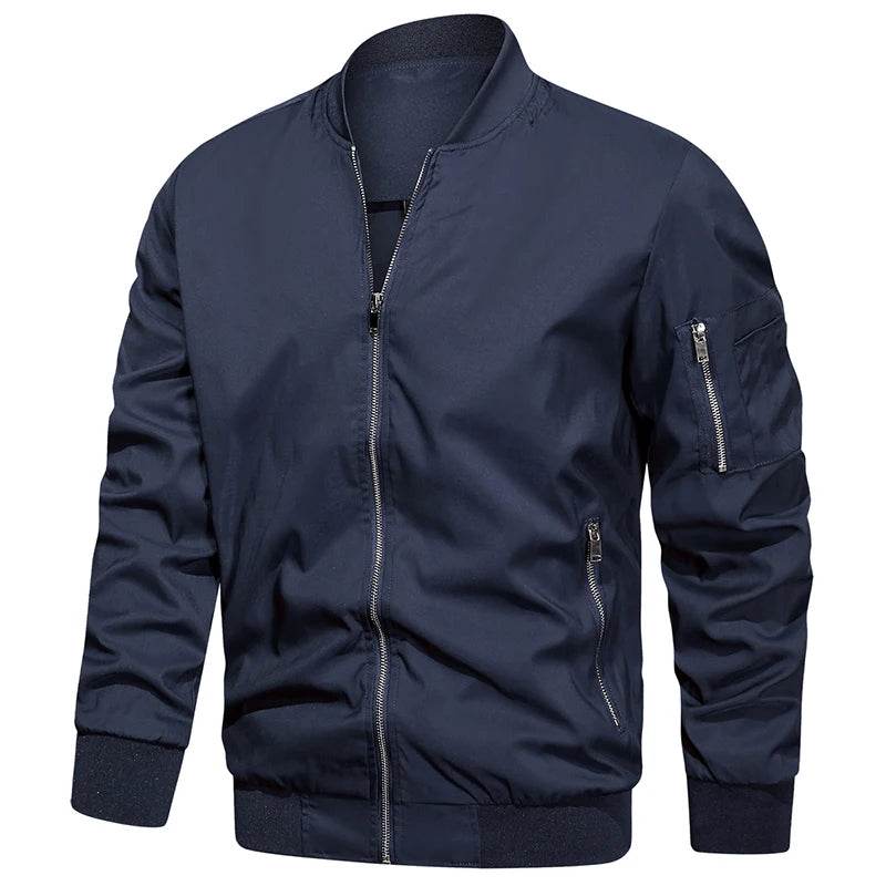 Buy Center Men's Lightweight Bomber Jacket - Casual & Comfortable Style - Buy Center UK