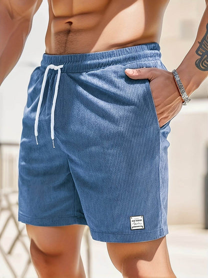 Buy Center Men's Summer Casual Shorts - Breathable Elastic Waist Design - Buy Center UK