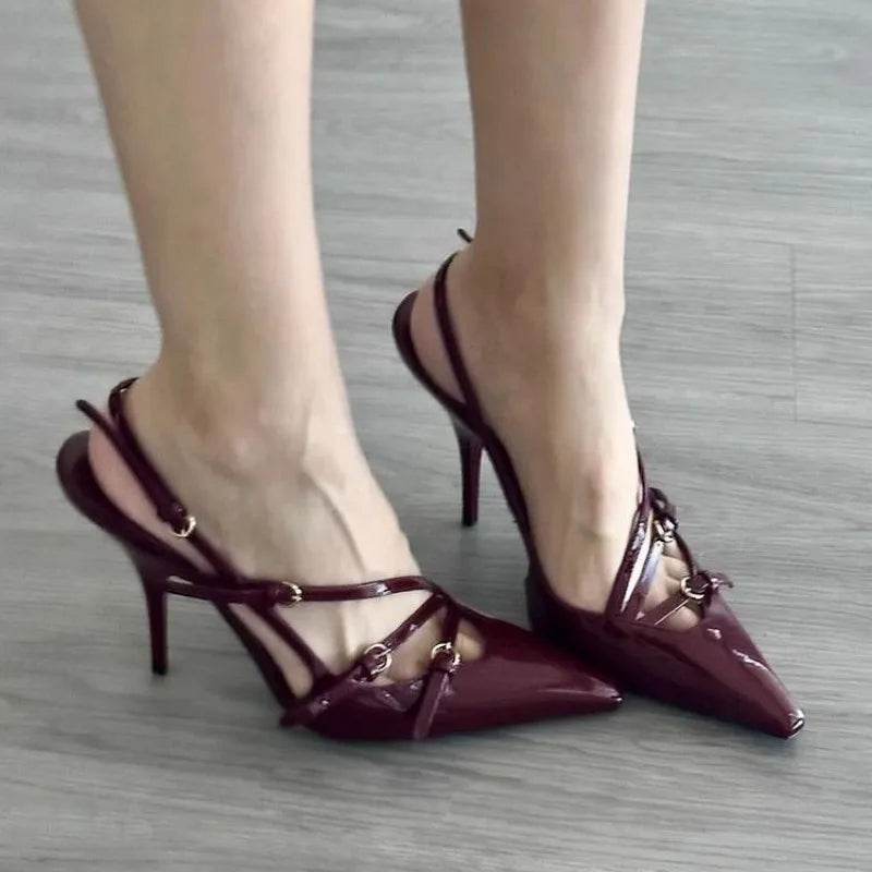 Buy Center Women's High Heels - Luxury Buckle Fashion Sandals - Buy Center UK