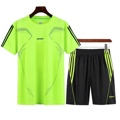 Buy Center Men’s Summer Suit - Breathable T-shirt & Tennis Shorts - Buy Center UK