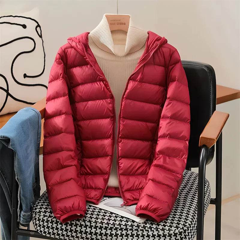 2024 Women’s Packable Puffer Jacket - Ultra Lightweight & Stylish - Buy Center UK