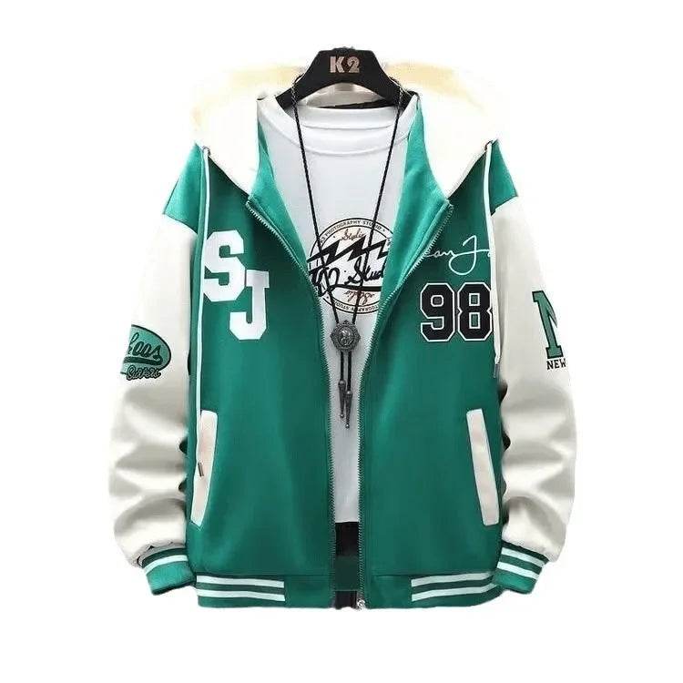 Trendy Men's Sweatshirt Jacket - Cool Spring Autumn School Wear - Buy Center UK