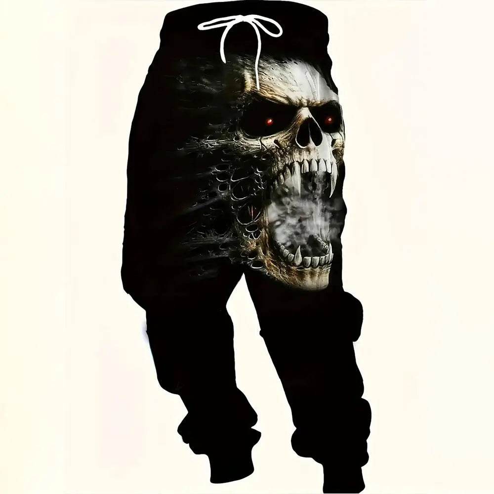 Buy Center 3D Flame Print Sweatpants - Thick Warm Pants for Men - Buy Center UK