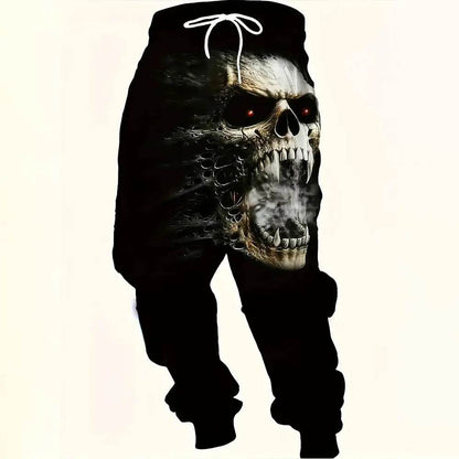 Buy Center 3D Flame Print Sweatpants - Thick Warm Pants for Men - Buy Center UK