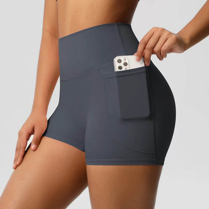 Buy Center Women's Nylon Tummy Lifting Shorts - Gym & Outdoor Ready - Buy Center UK