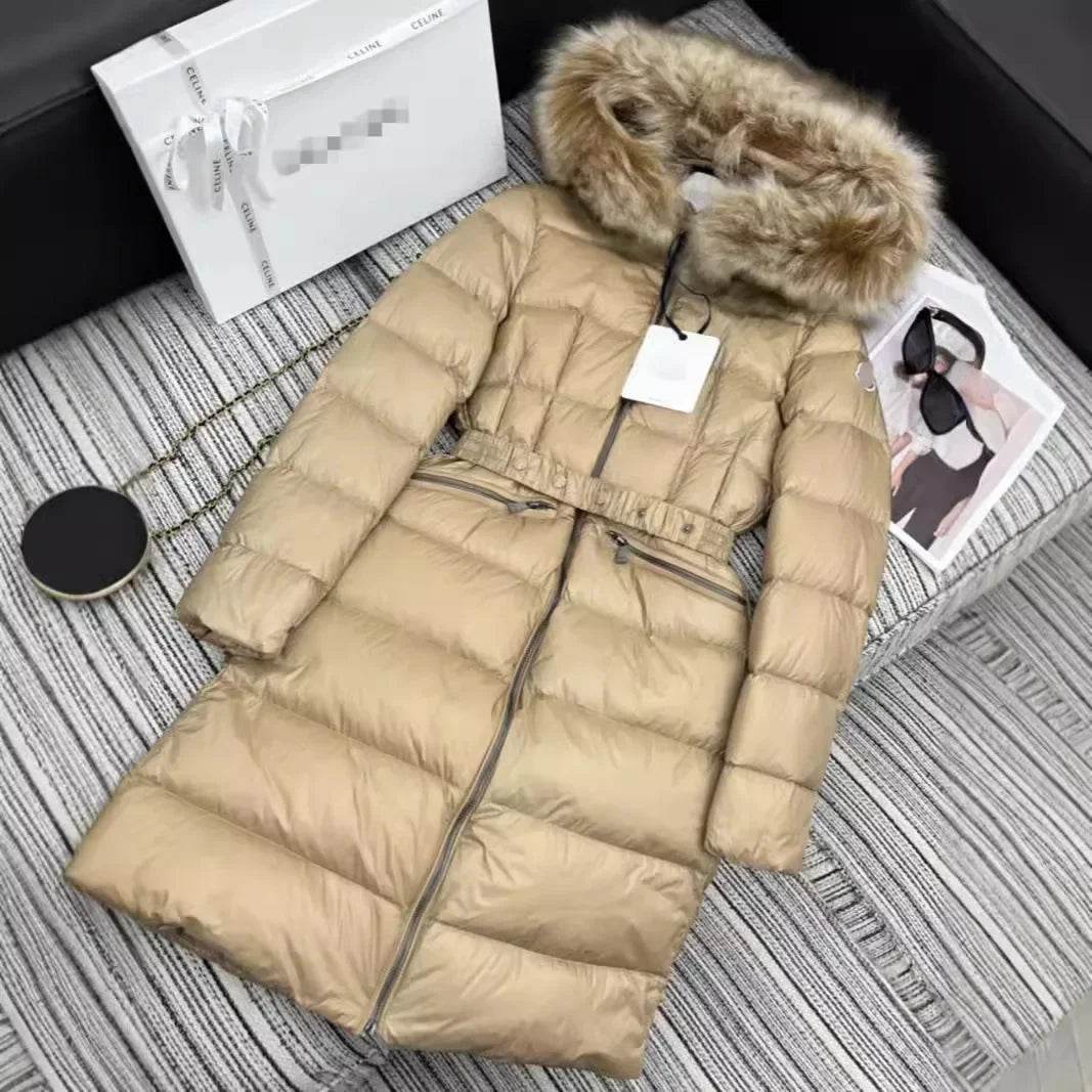 Buy Center Women's Down Jacket - Luxurious Fur Collar for Winter - Buy Center UK