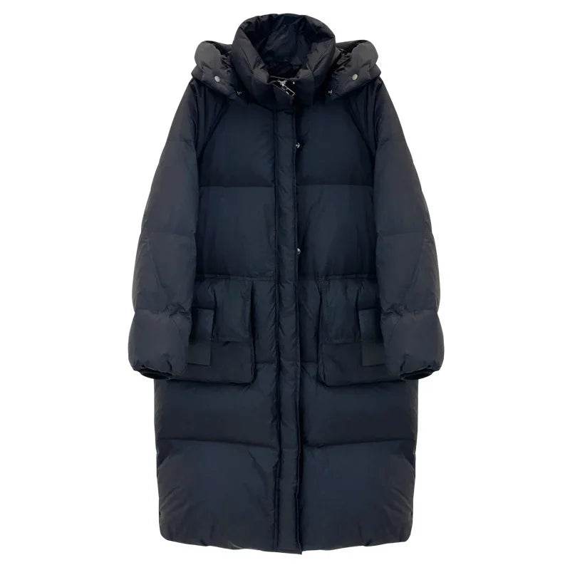 Buy Center Women's 2024 Knee Length Down Jacket - Waterproof & Warm - Buy Center UK